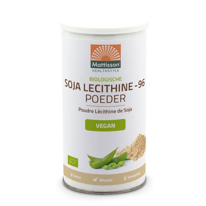 Poudre de Lécithine de soja Biologique- 200 g - Mattisson