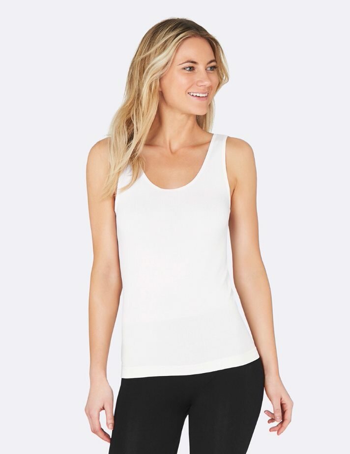 Boody Bamboe Tank Top Wit Maat S