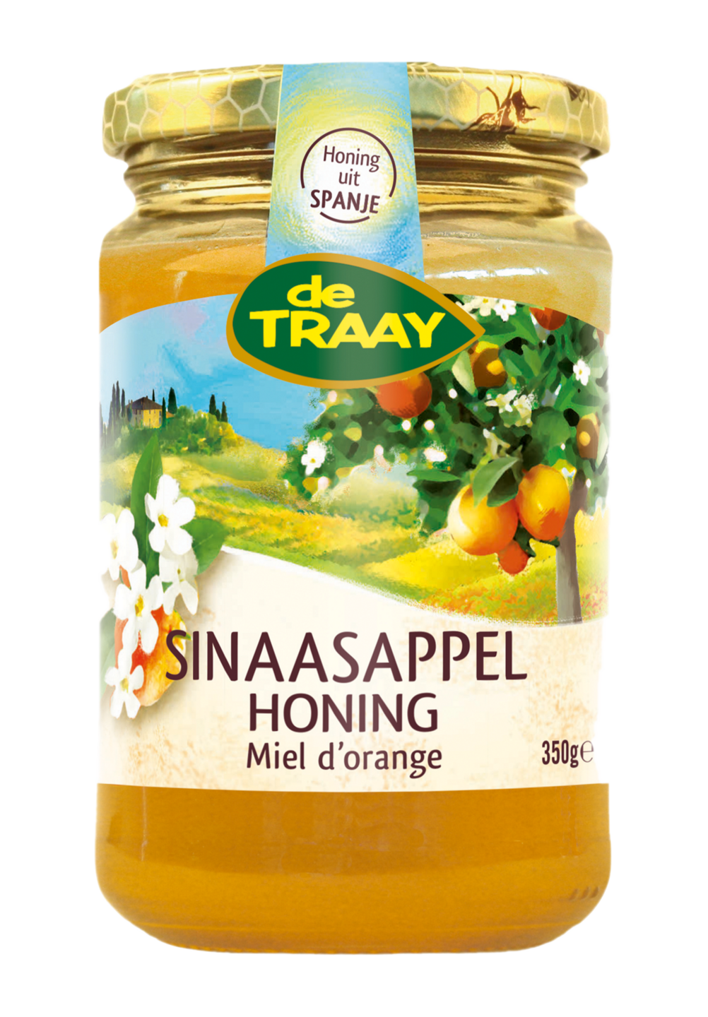 Sinaasappelhoning - 350 gram - De Traay
