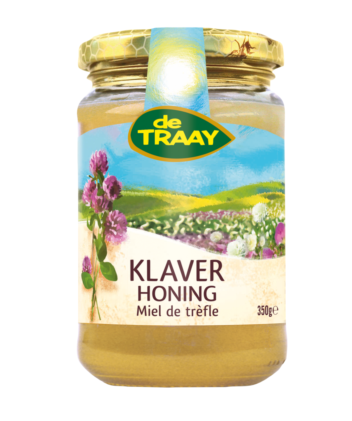 Clover Honey - 350 grams - De Traay