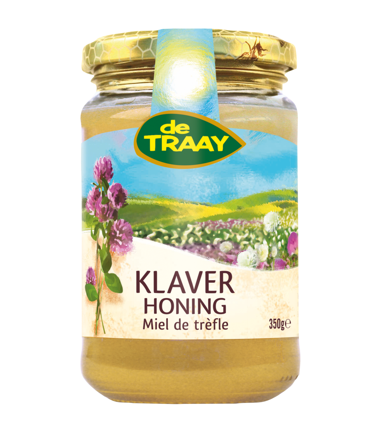 Klaverhoning - 350 gram - De Traay