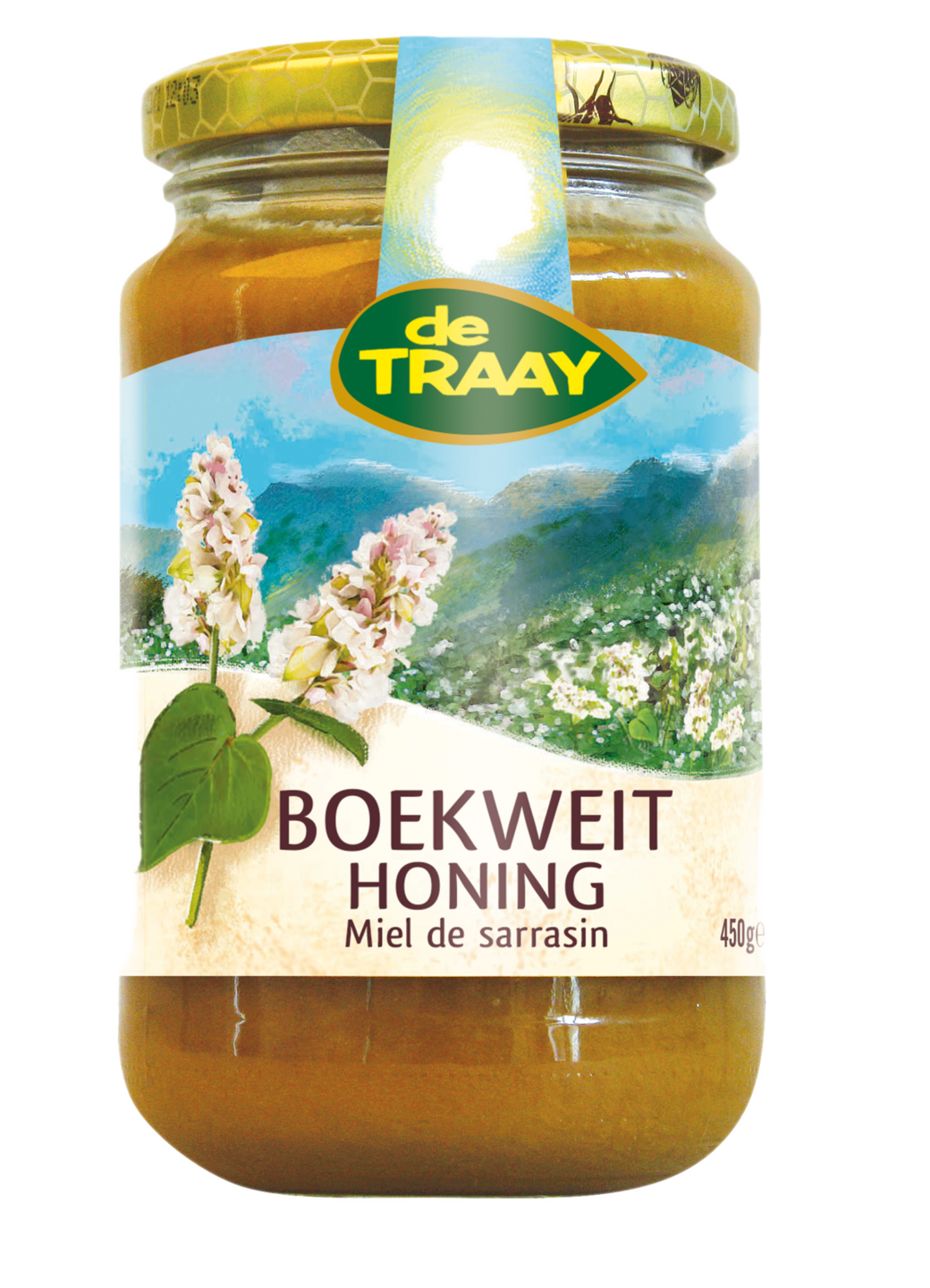 Boekweithoning - 900 gram - De Traay