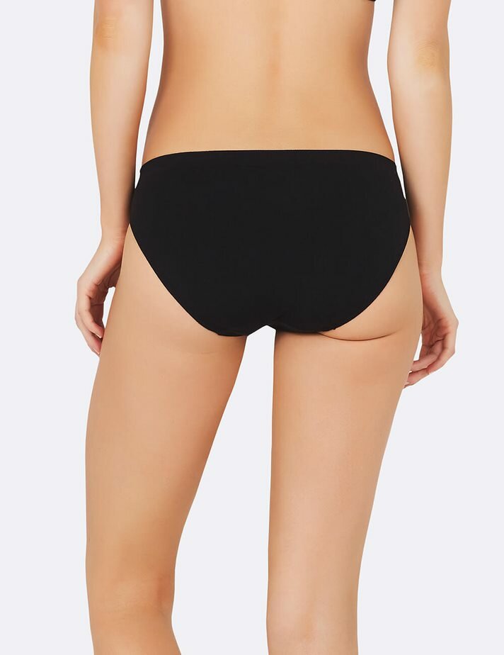 Boody Bamboe Classic Bikinislip&nbsp; Zwart&nbsp;