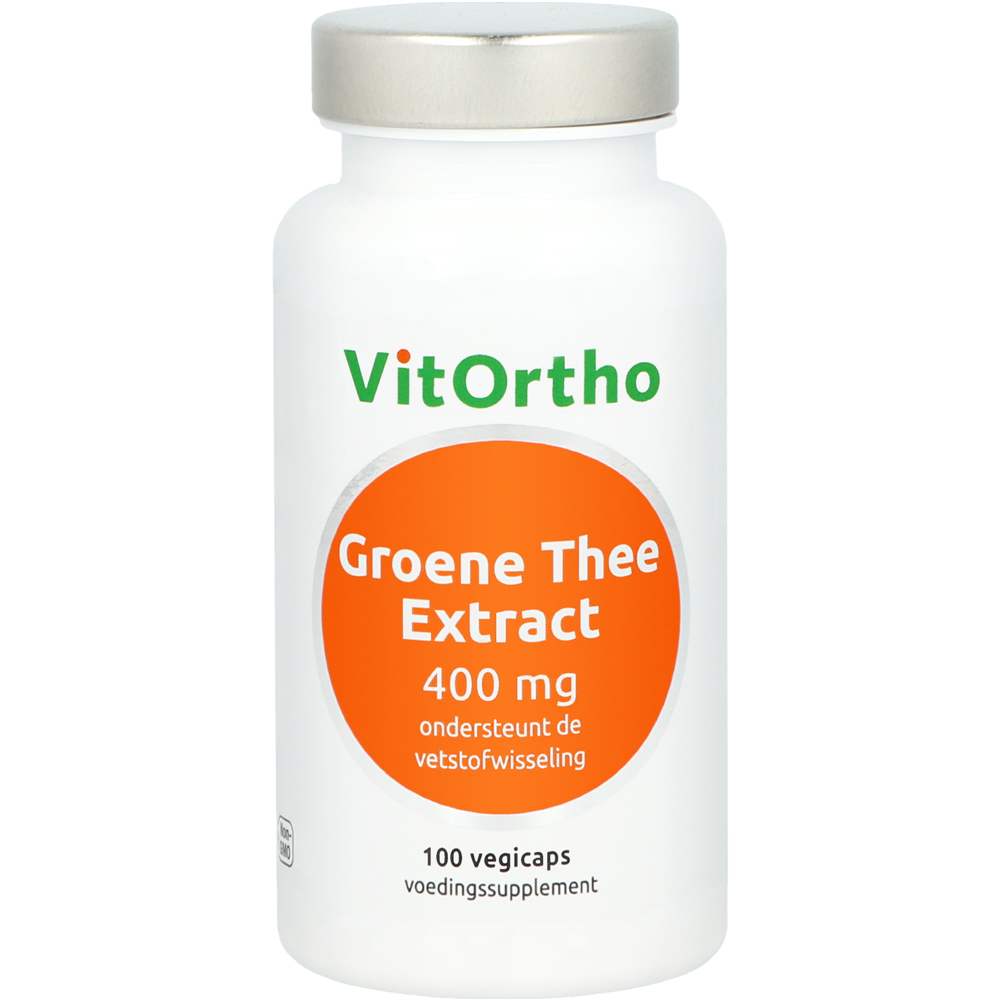 Groene Thee Extract 400mg - 100 Vegicaps - Vitortho