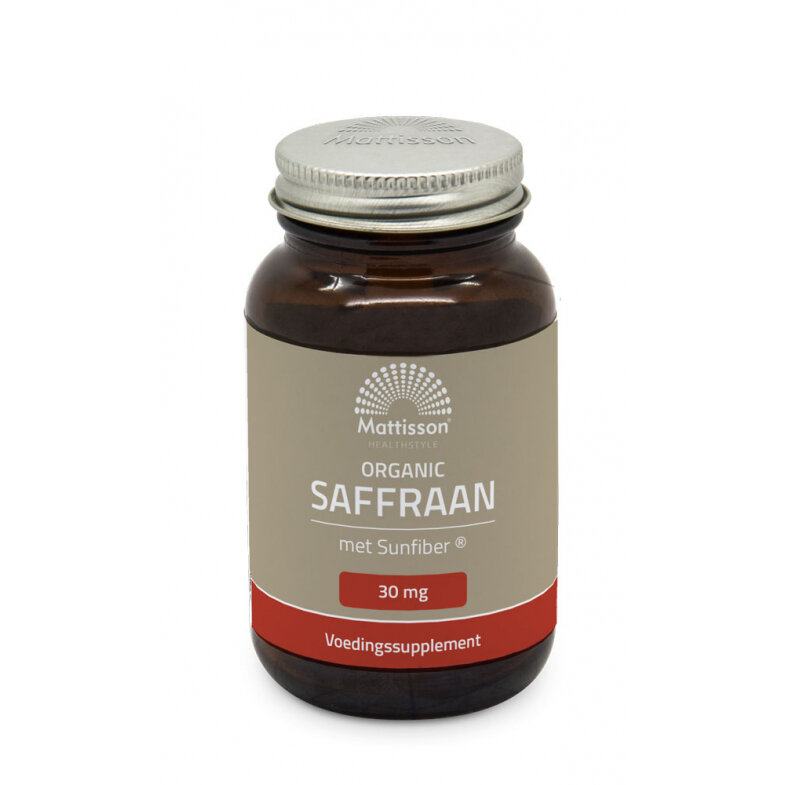 Biologisch Saffraan met Sunfiber &reg; - 60 capsules - Mattisson