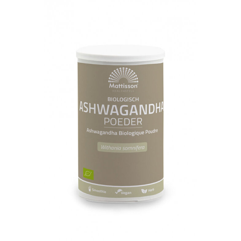 Organic Ashwagandha powder &ndash; 200g - Mattisson