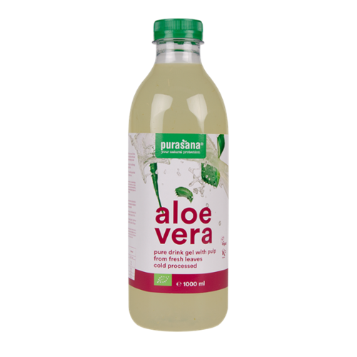 Aloe Vera Sap met Pulp - 1 liter - Purasana