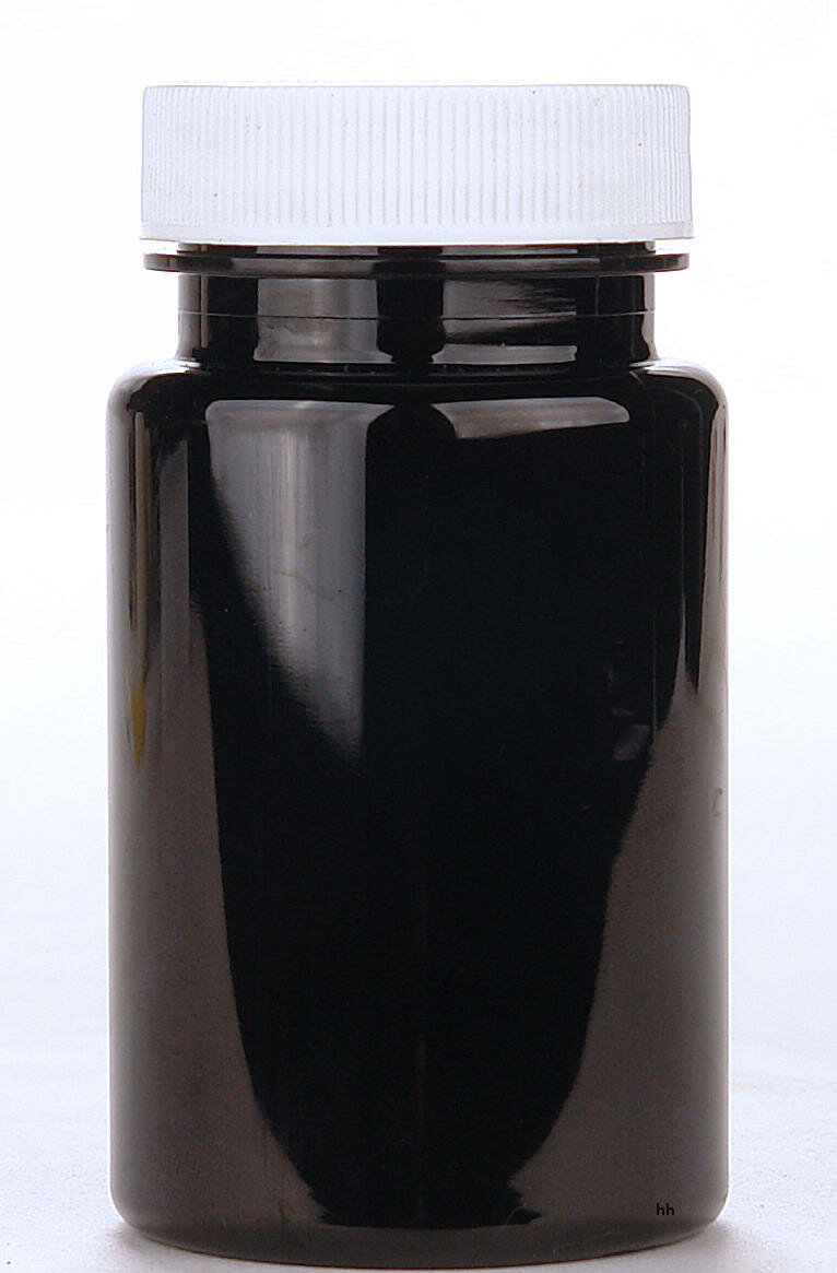 Kunststof Pot 75ml - inclusief Deksel - Donker amber