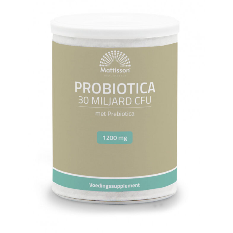 Pre- &amp; Probiotica 30 miljard CFU - 125 gram - Mattisson