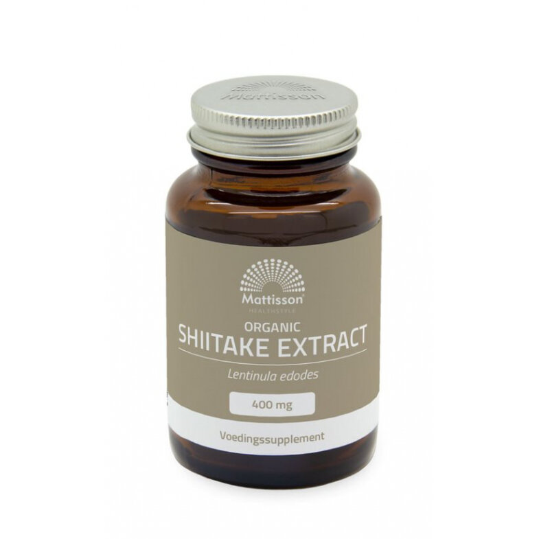 Biologische Shiitake 400mg - 60 capsules - Mattisson