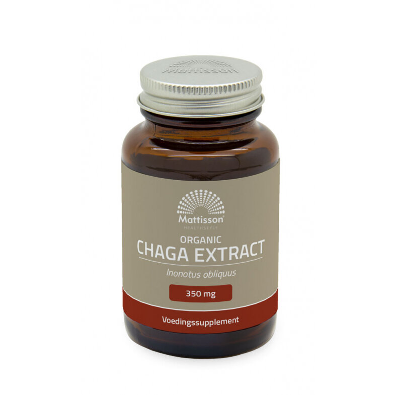 Extrait de Chaga Champignon 350mg - 60 g&eacute;lules- Mattisson