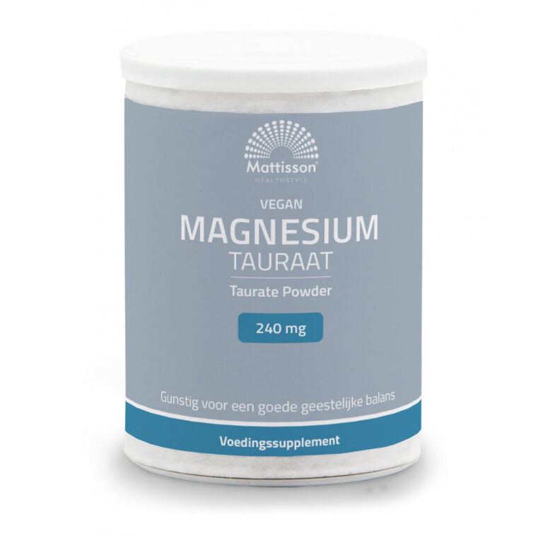 Vegan Magnesium Tauraat Poeder - 250 gram - Mattisson