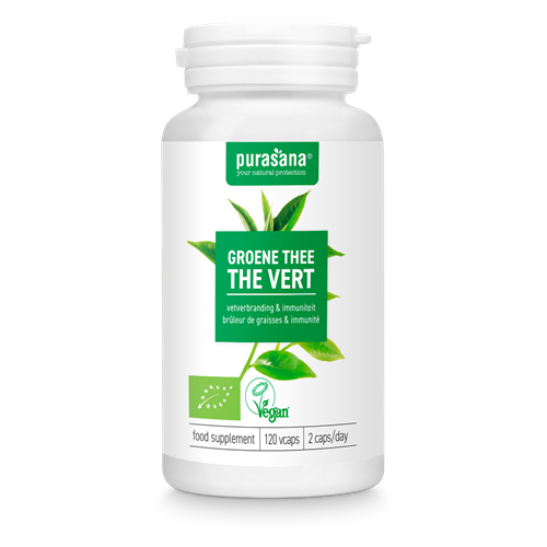 Purasana&nbsp;Groene Thee&nbsp;Capsules BIO VEGAN