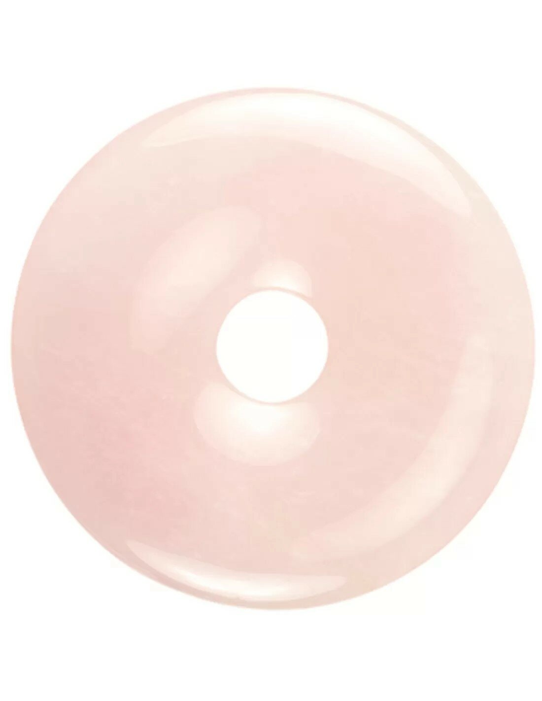 Edelsteen Donut Roze Kwarts 50mm 