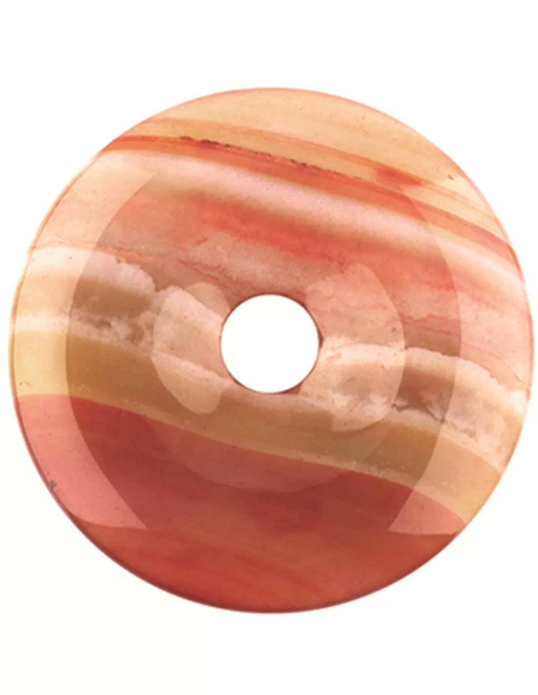 Edelsteen Donut Carneool 50mm 