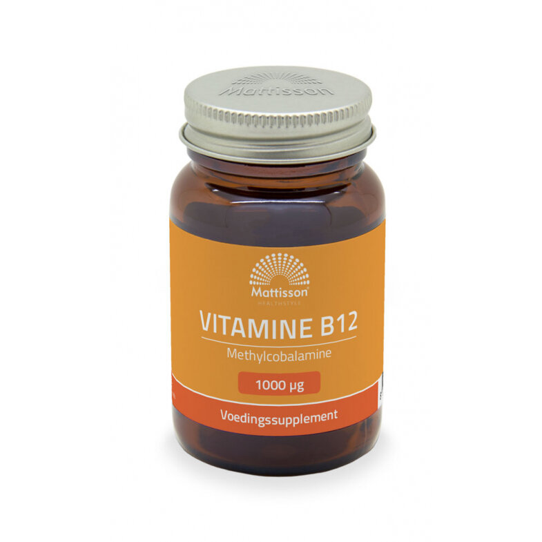 Vitamine B12 - 1000 mcg - 60 tabletten - Mattisson