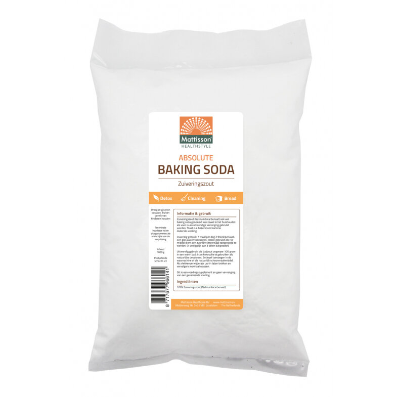 Baking Soda - Zuiveringszout - 1000g - Mattisson