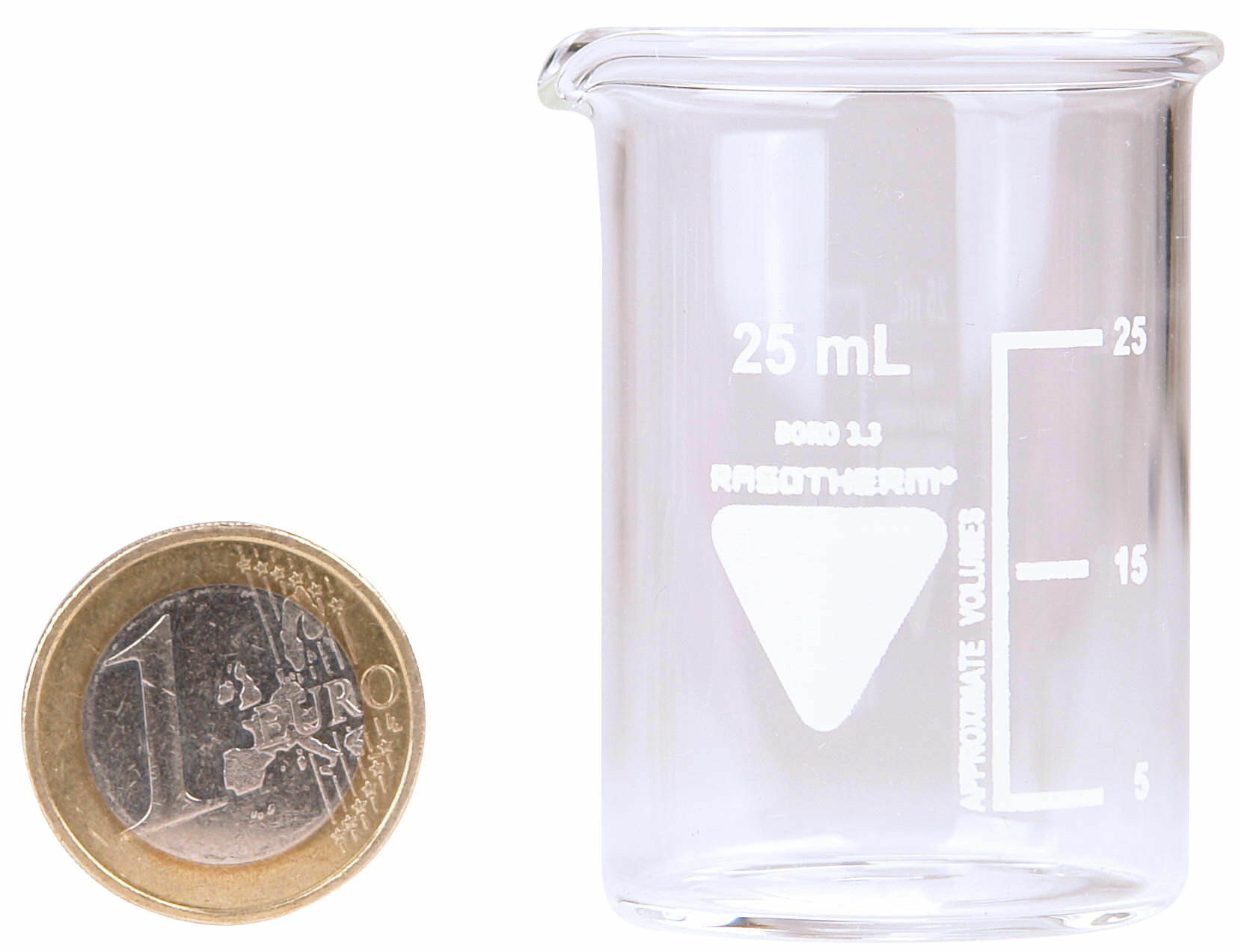 Maatbeker van Glas Vuurvast - 25ml