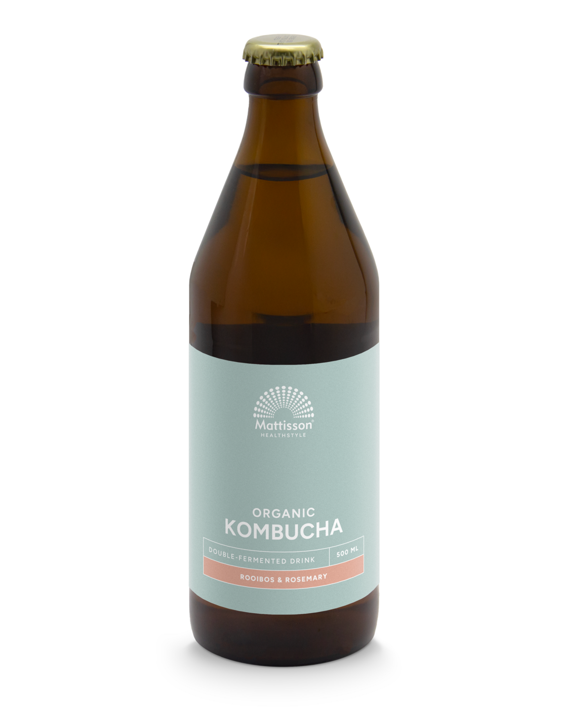 Biologische Kombucha - Rooibos &amp; Rozemarijn - 500 ml - Mattisson