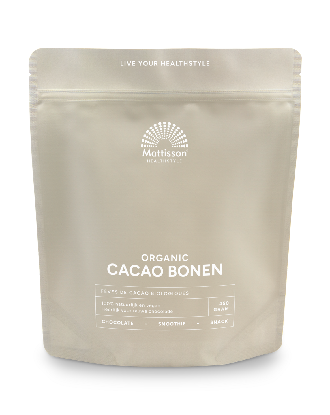 Biologische Rauwe Cacaobonen - 450g - Mattisson