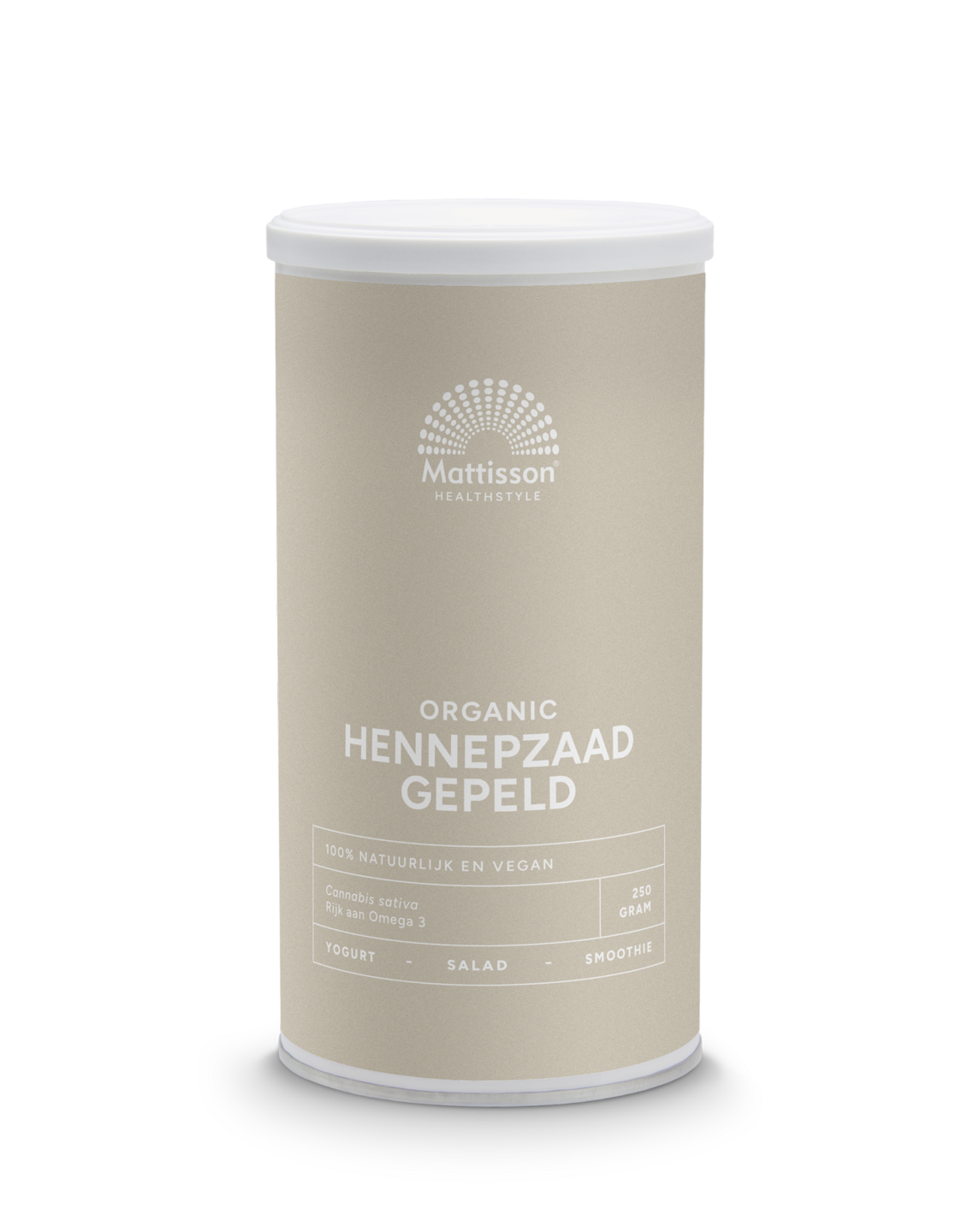 Biologisch Hennepzaad Gepeld - 250 g - Mattisson