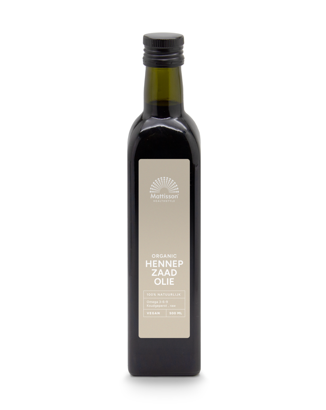 Absolute Hennepzaadolie Bio - 500ml - Mattisson
