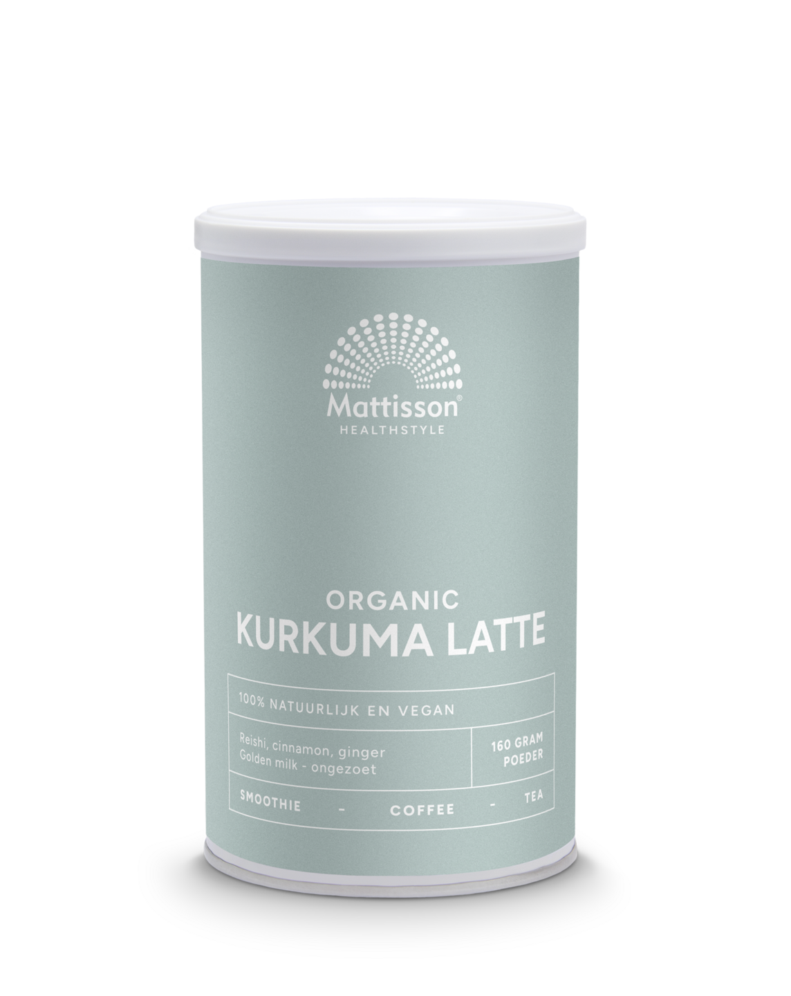 Kurkuma Latte &ldquo;Goldenmilk&rdquo; Reishi &ndash; Ceylon kaneel BIO - 160g - Mattisson