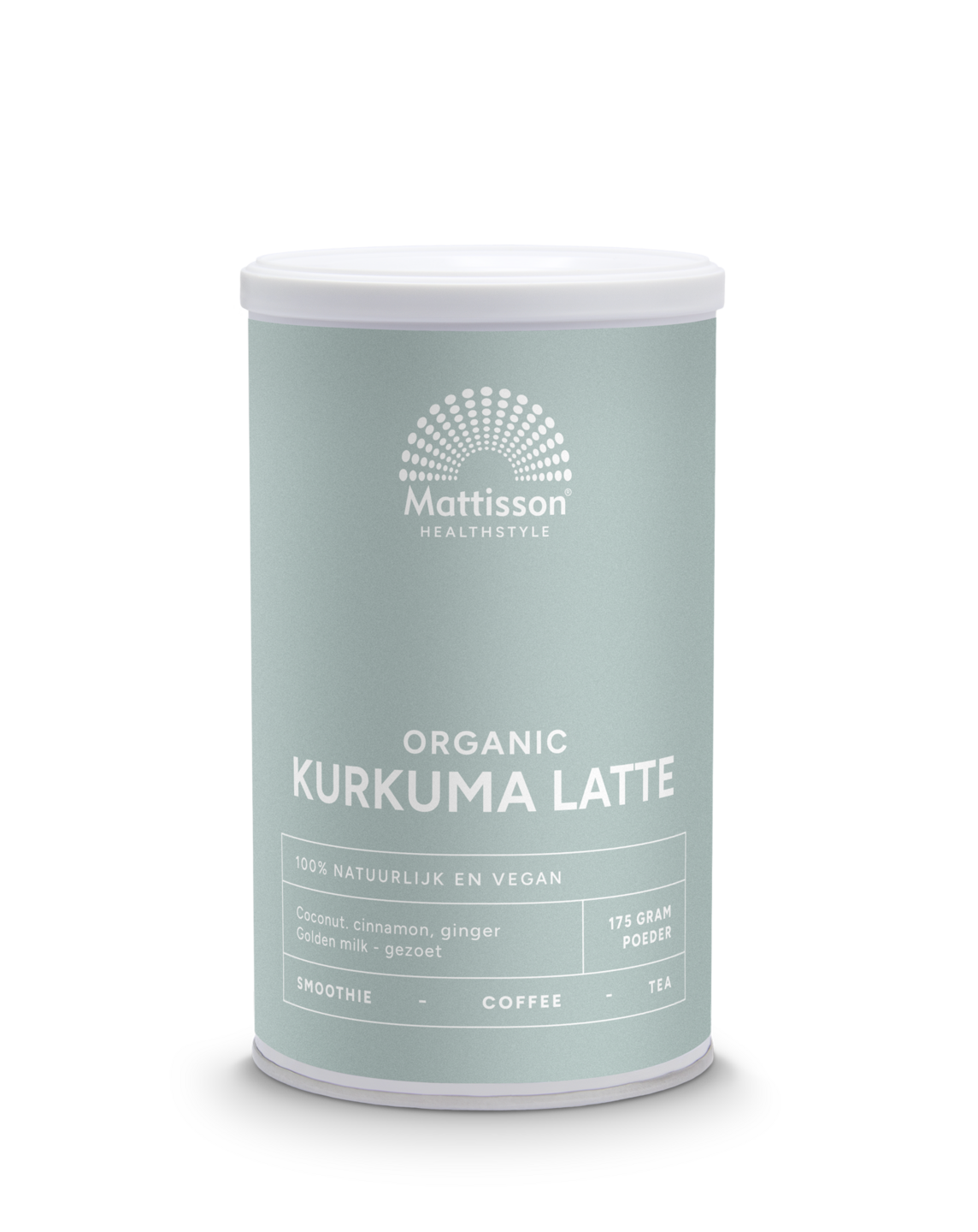 Kurkuma Latte &rdquo;Goldenmilk gezoet&rdquo; BIO - 175g - Mattisson