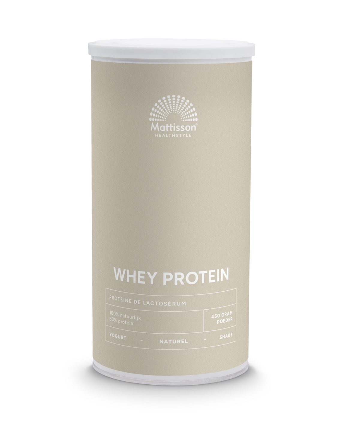 Wei Sport Prote&iuml;ne Naturel 80% - 450g - Mattisson