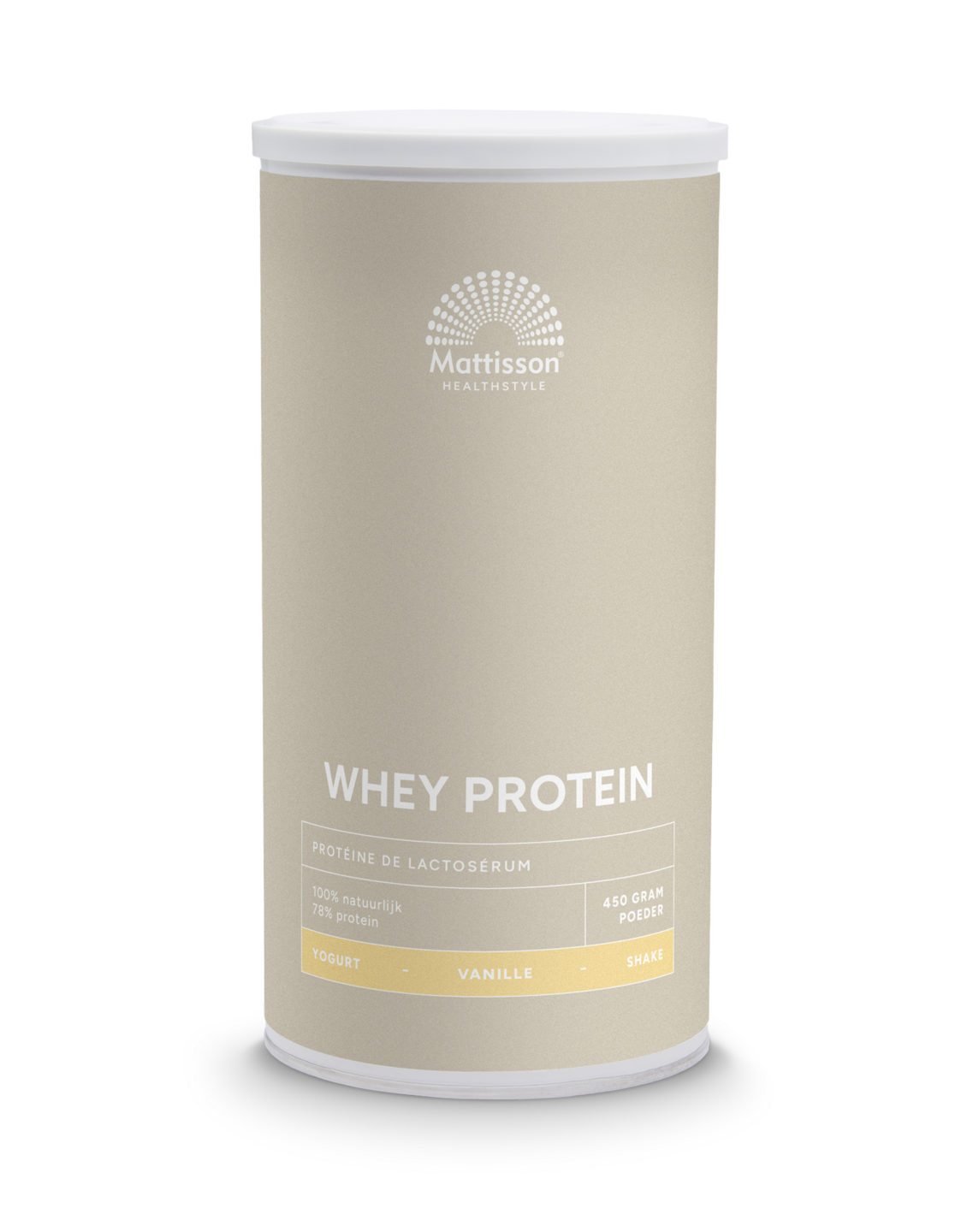 Wei Prote&iuml;ne Vanille 78% - 450g - Mattisson