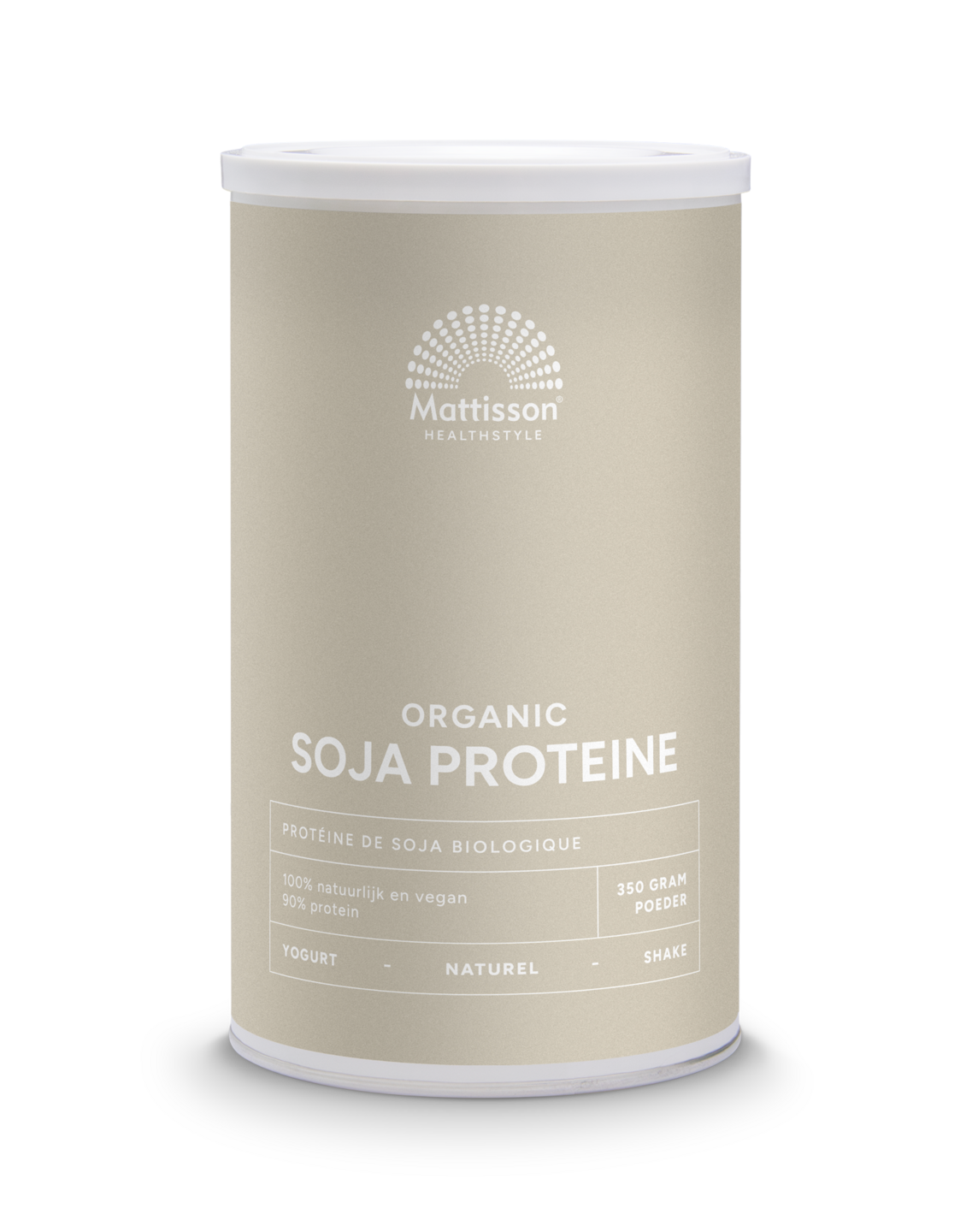 Soja Prote&iuml;ne 90% Biologisch - 350g - Mattisson
