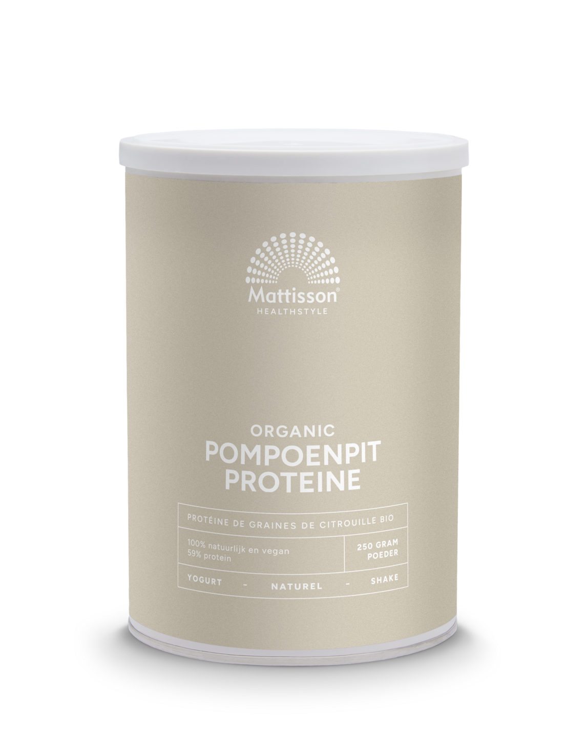 Pompoenpit Prote&iuml;ne Vegan 58% organic - 250g - Mattisson