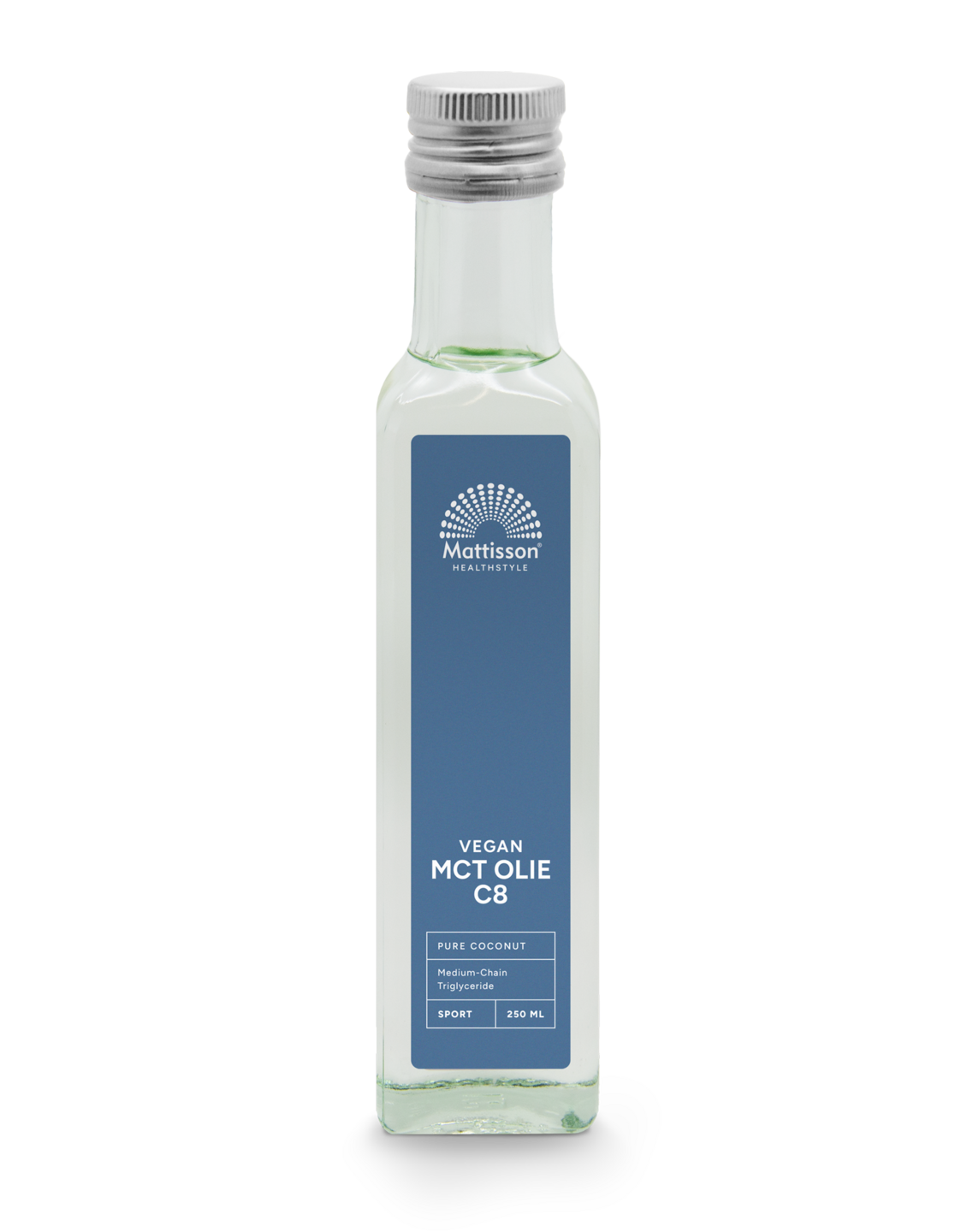 Absolute MCT Olie C8  99% Caprylic Acid - 250ml - Mattisson