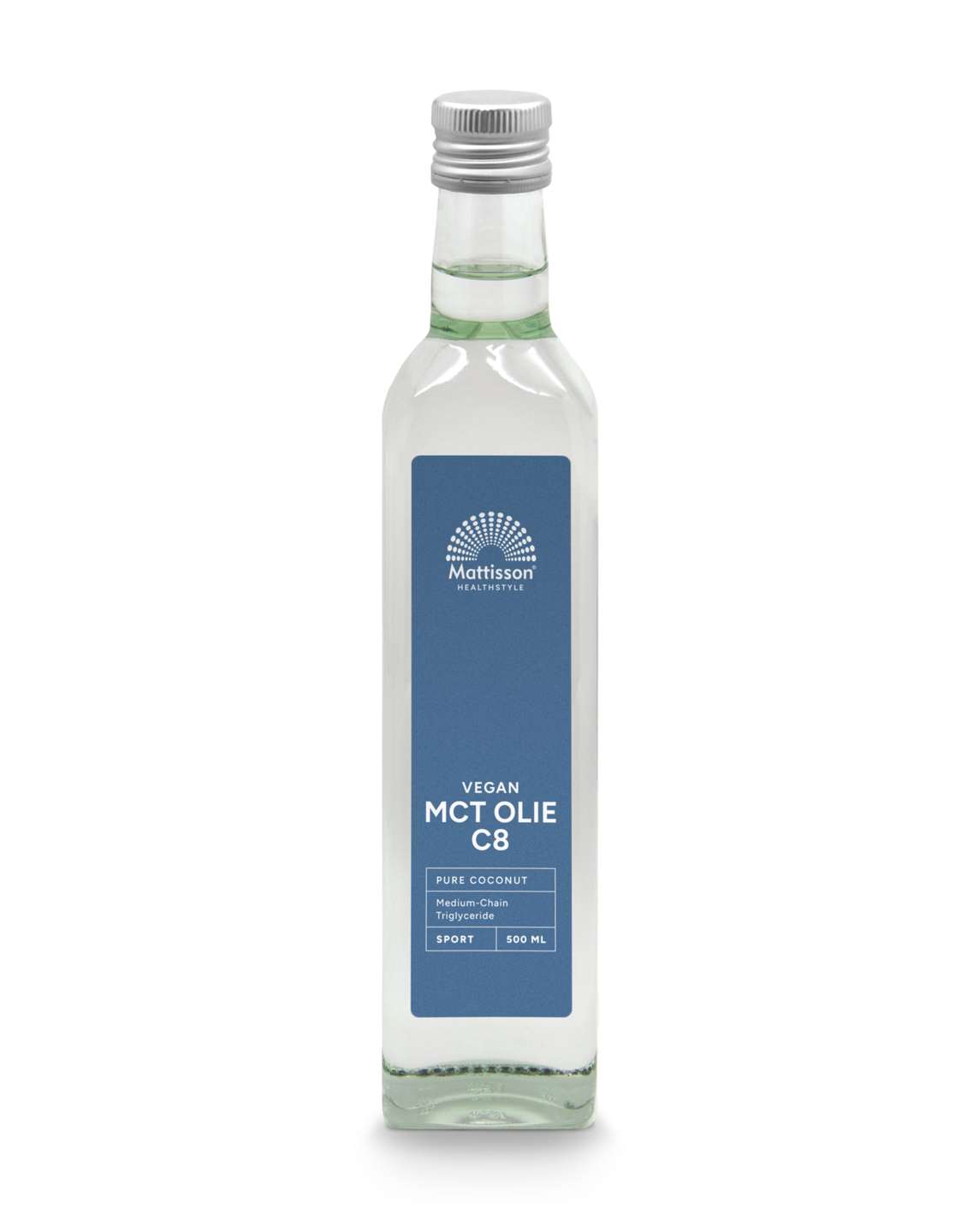 Absolute MCT Olie C8  99% Caprylic Acid - 500ml - Mattisson