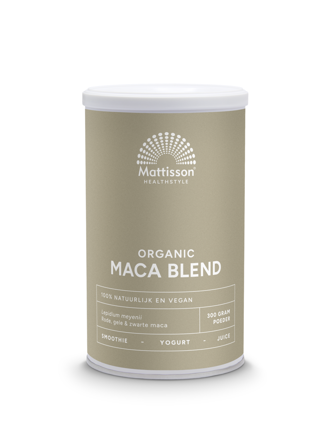 Biologische Maca Blend - rood, geel &amp; zwart - 300g - Mattisson
