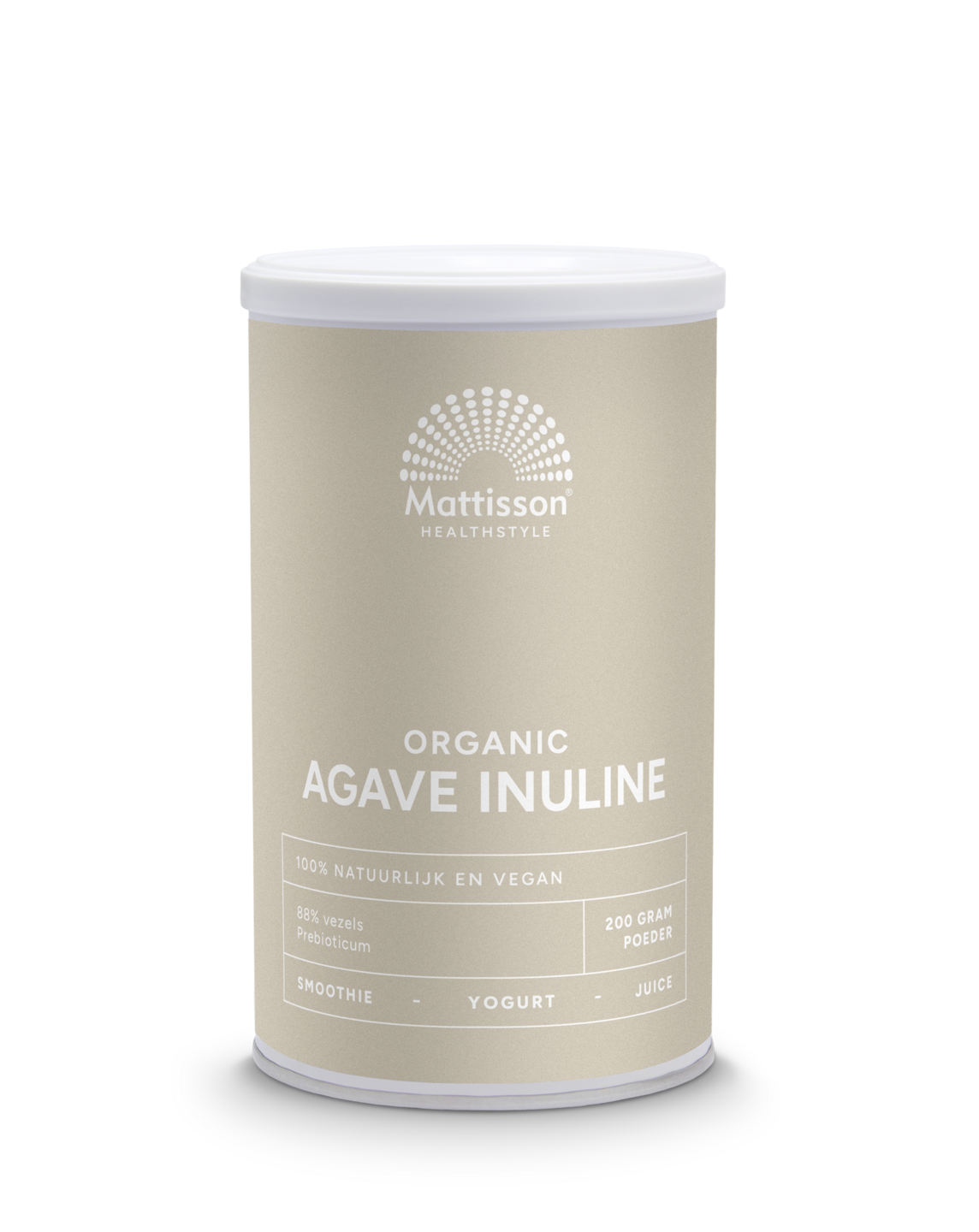 Biologische Agave Inuline &ndash; 200g - Mattisson