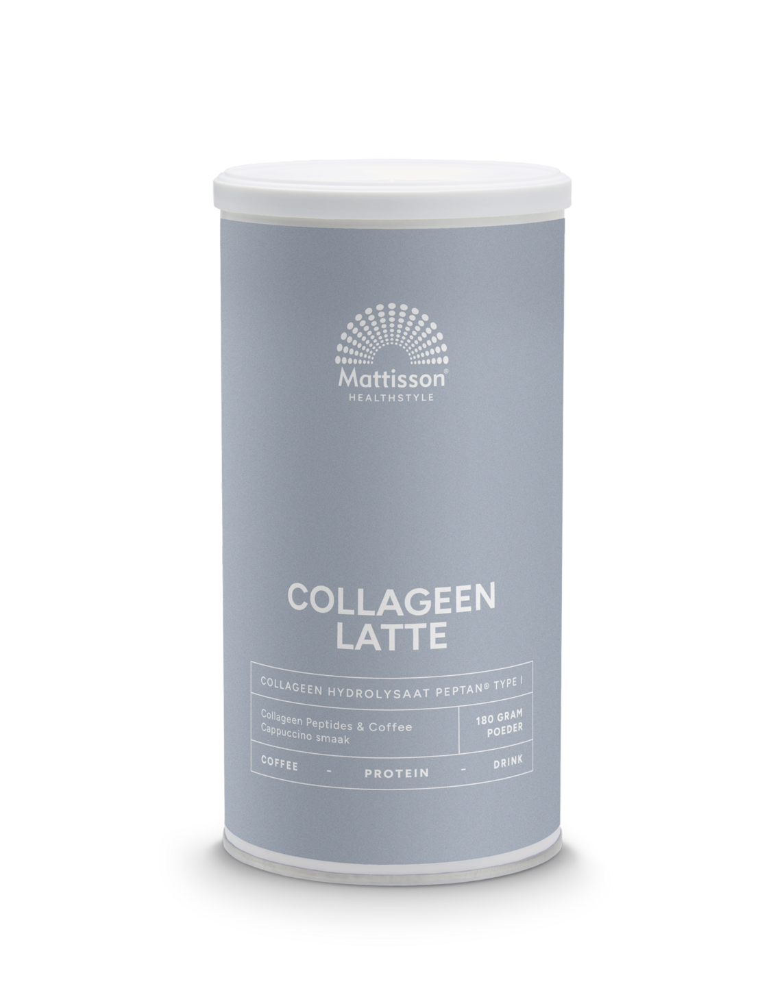 Collageen Latte - Cappuccino smaak - 180 g - Mattisson