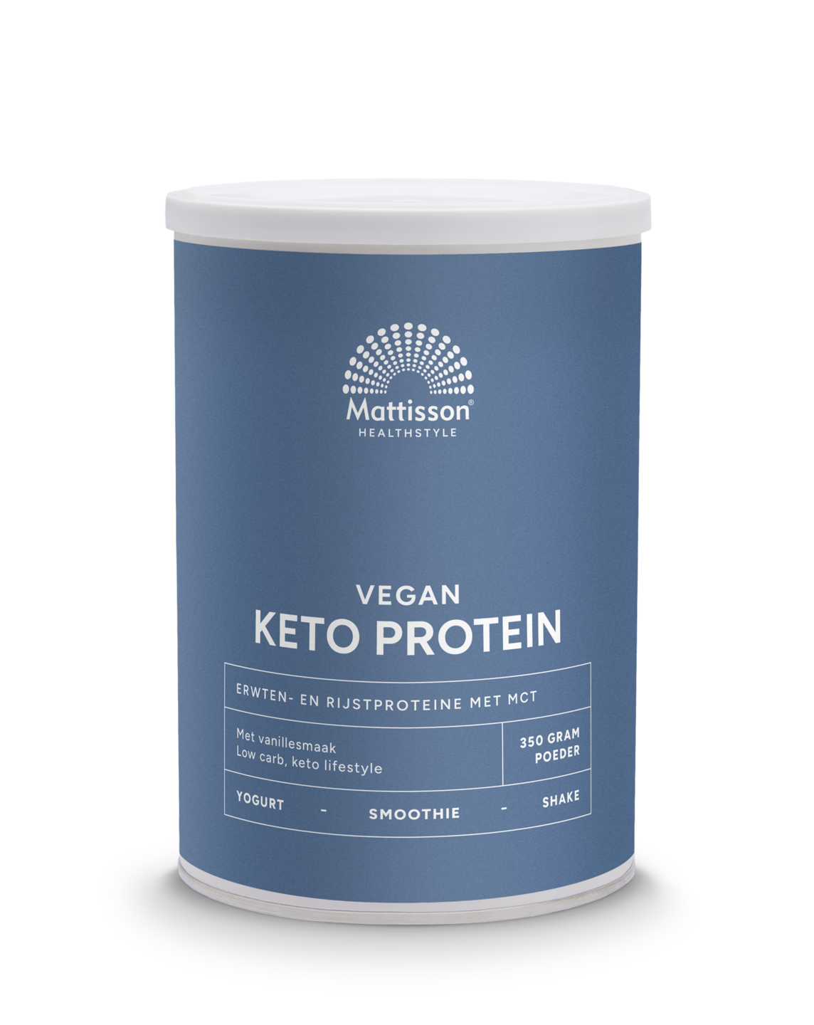 Vegan Keto Prote&iuml;ne Shake - Erwten, rijst &amp; MCT - 350 g - Mattisson