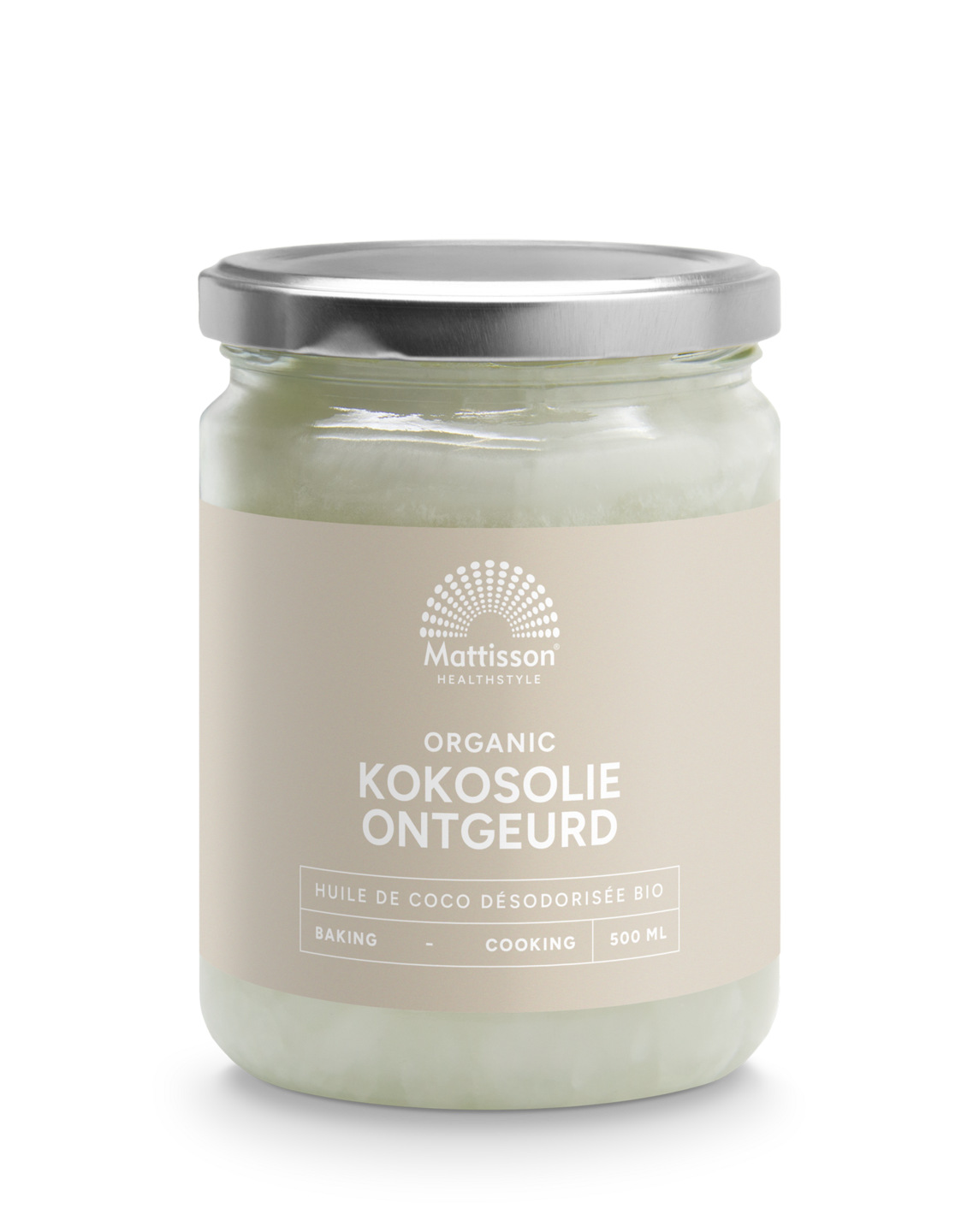 Biologische Kokosolie - Ontgeurd - 500 ml- Mattisson