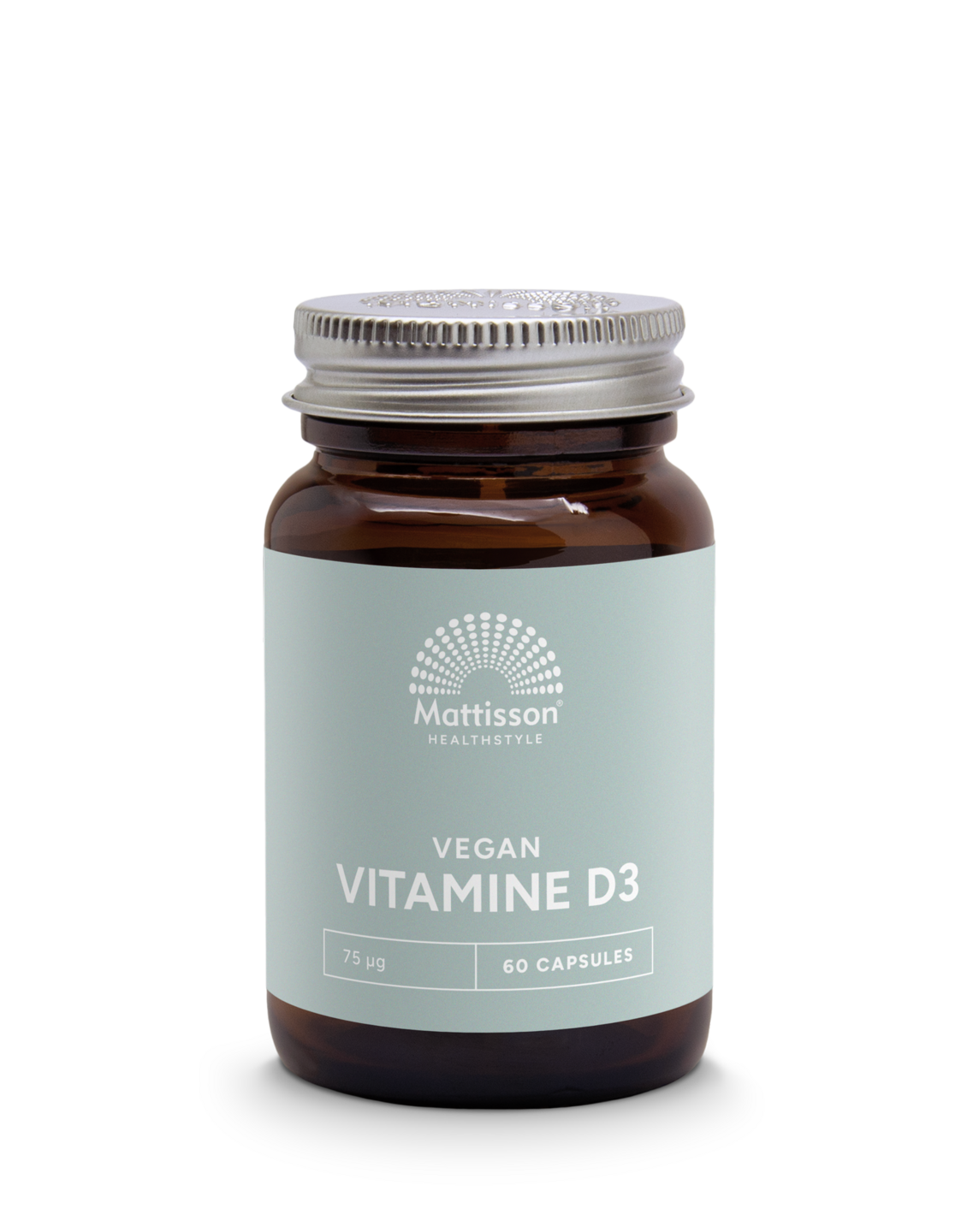 Vegan vitamine D3 - 75 mcg/3000 IE &ndash; 60 capsules - Mattisson
