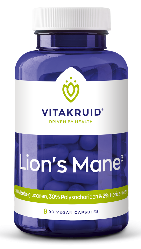 Lion&#039;s Mane&sup3; - 90 capsules - Vitakruid