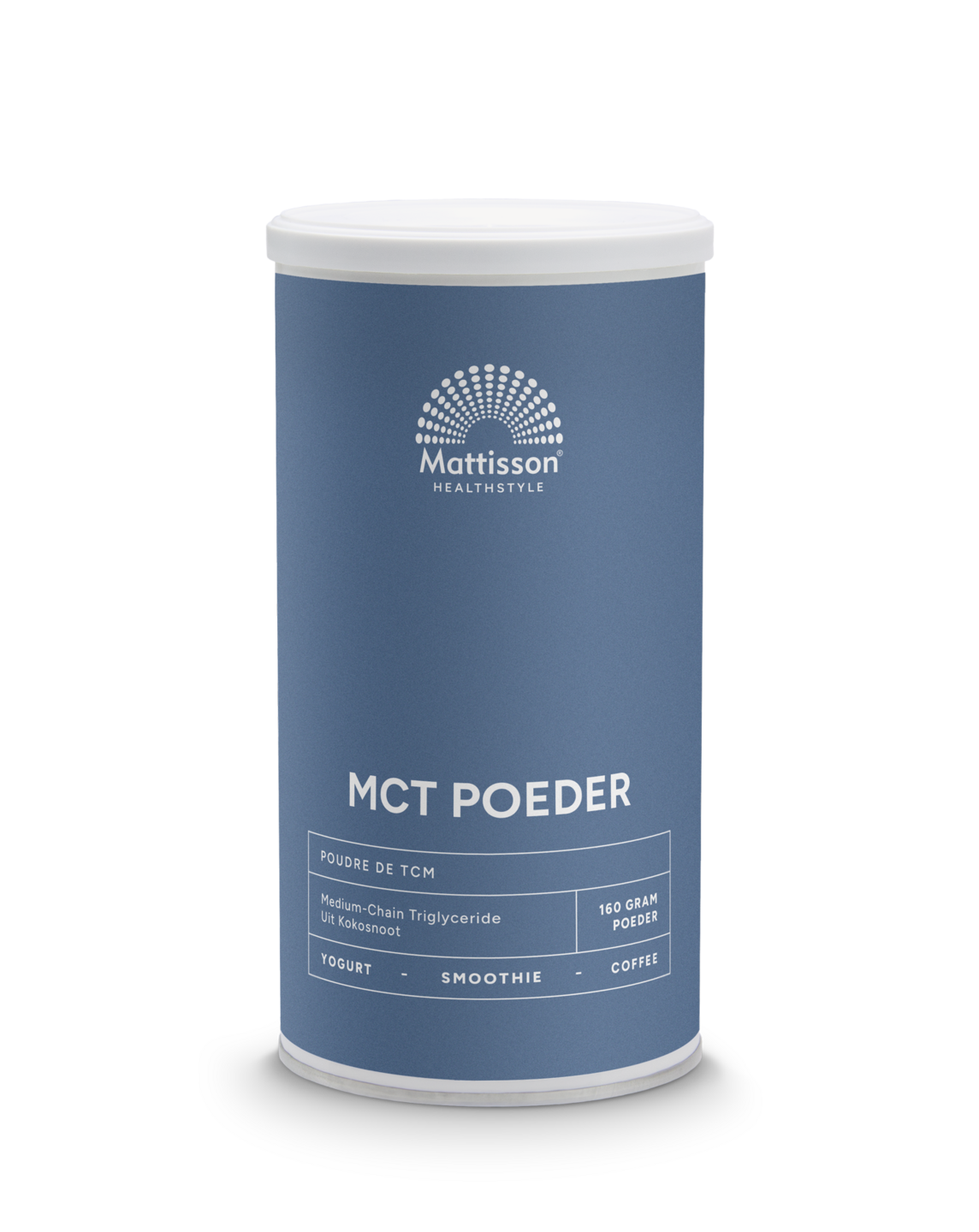 Vegan MCT Poeder &ndash; Coconut Pure - Mattisson 160 gram