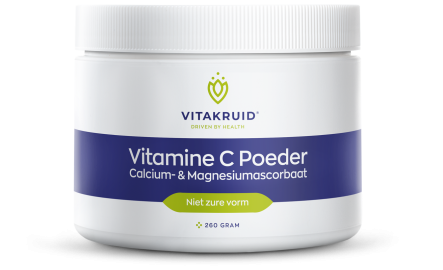 Vitamine C poeder Calcium- &amp; Magnesiumascorbaat - 260g - Vitakruid
