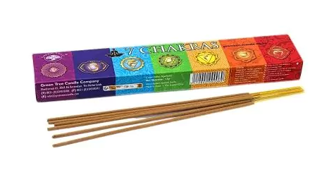 Green Tree 7 Chakra Natural Incense