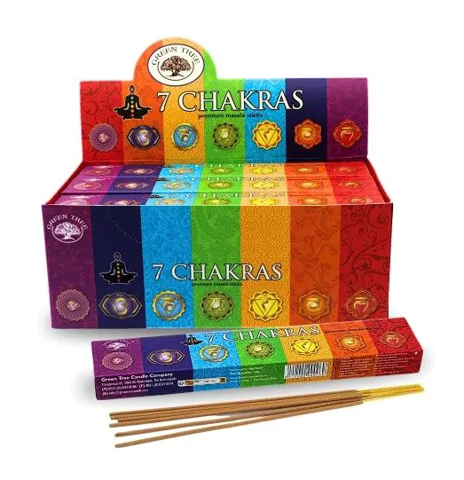 Green Tree 7 Chakra Natural Incense