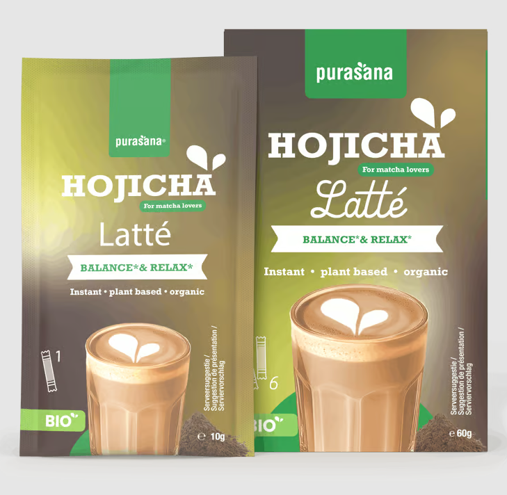 Purasana - Instant Hojicha Latte - 6 x 10 g (60 g)
