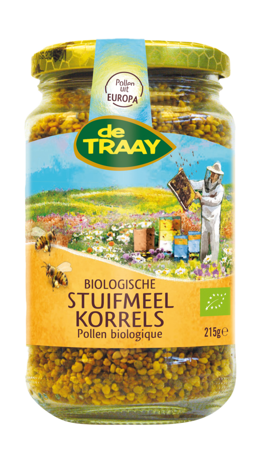 Stuifmeelkorrels BIO - 215 gram - De Traay