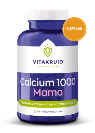 Vitakruid - Calcium 1000 Mama - 90 kauwtabletten