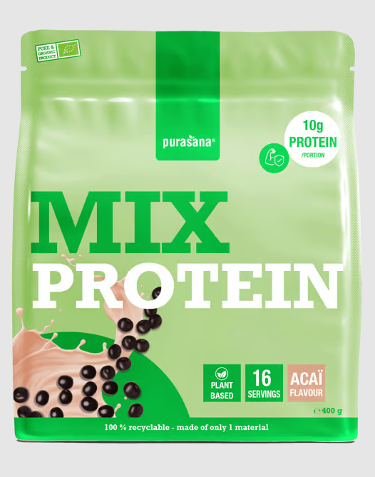 Purasana - Vegan Prote&iuml;ne Mix A&ccedil;ai - 400 gram