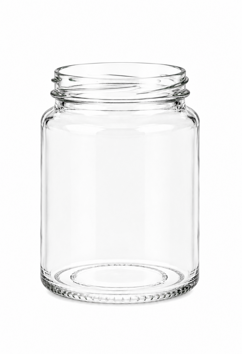Jampot 196 ml zeshoekig glas 